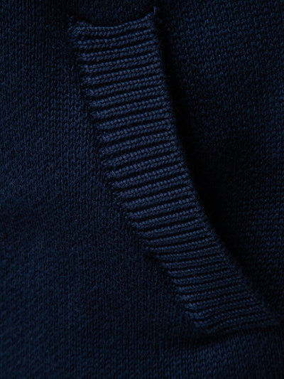 Geometriskt Jacquard Dragkedja Ståkrage Tröja