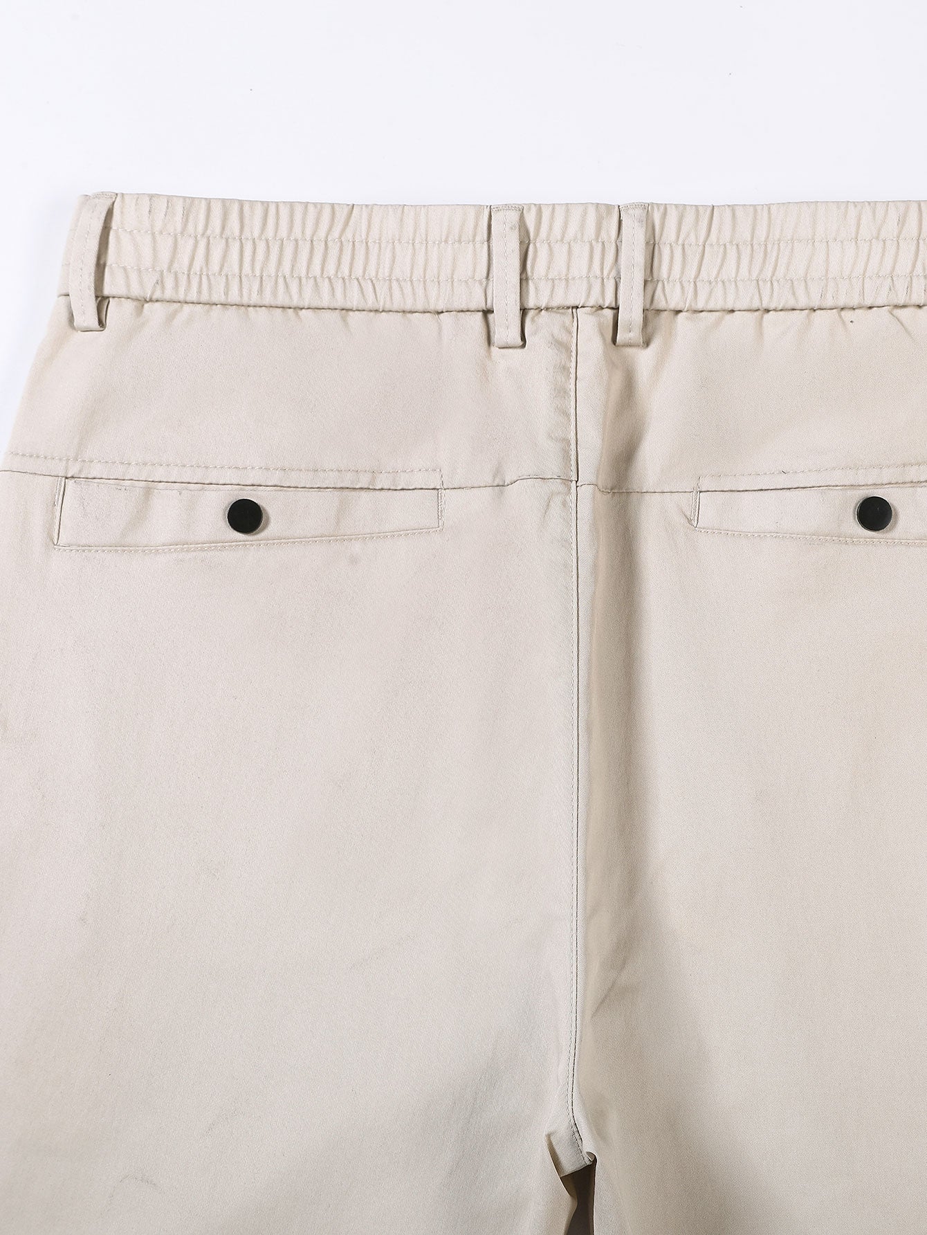 Elastisk Midja Raka Ben Byxor