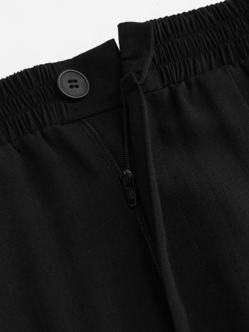 Högmidjade Kostymbyxor Med Pressveck