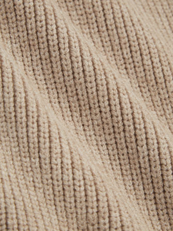 Stickad Wrap‑Shrug Med Polotopp