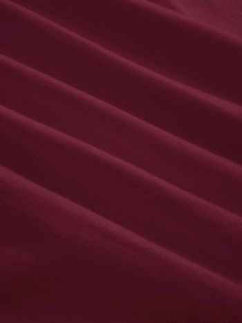 Asymmetrisk Randig Bomullstopp Med Rynk