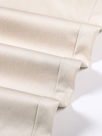 Elastisk Midja Raka Ben Byxor