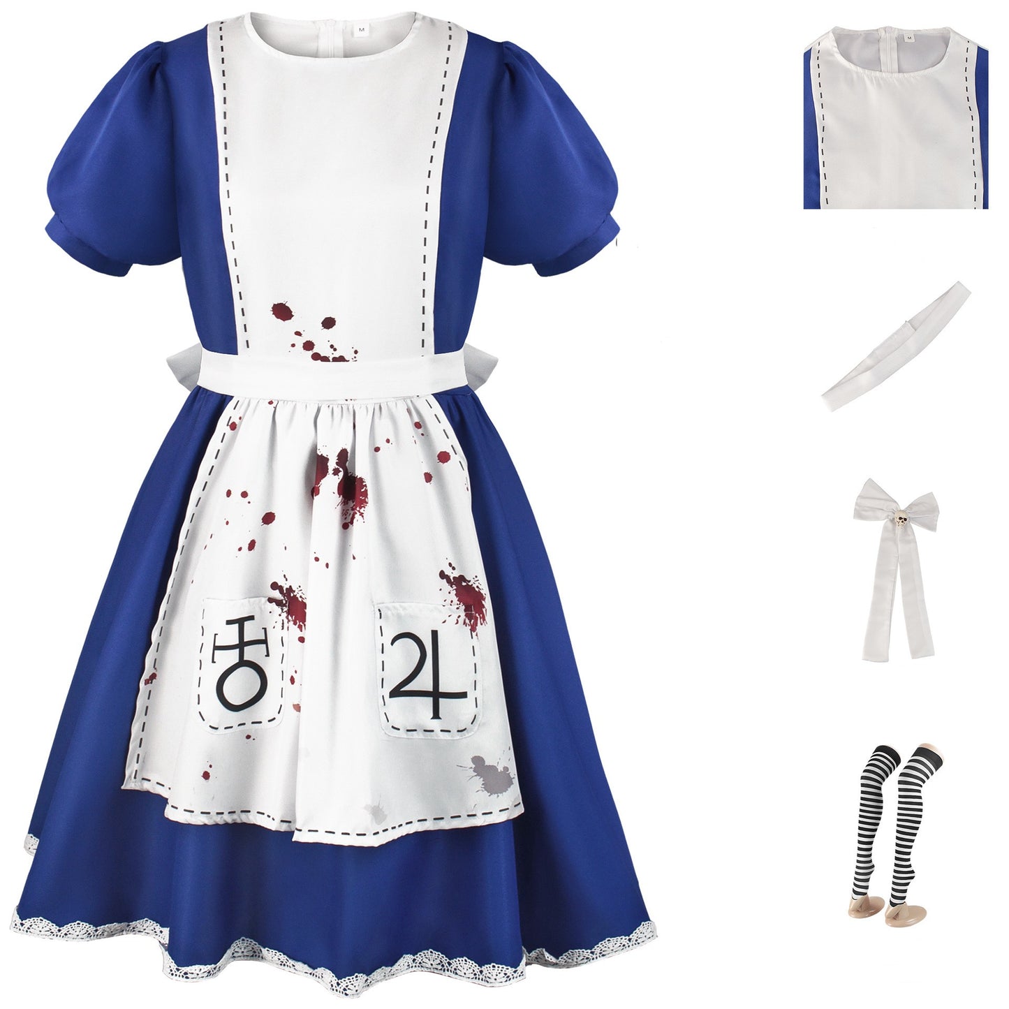 Alice's Gekke Terugkeer Cosplay Kostuum