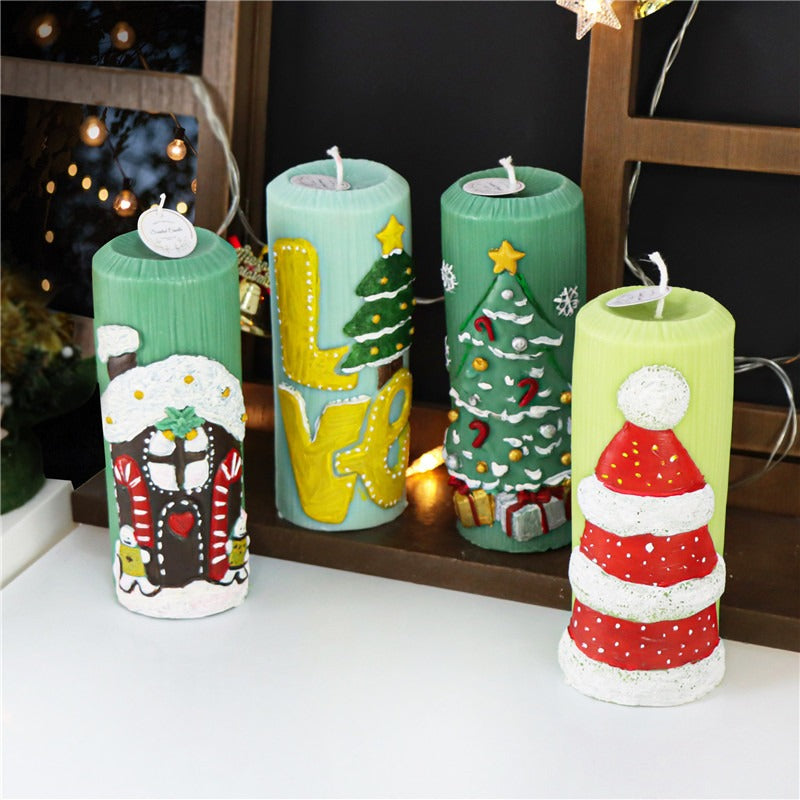 8-delige Nordic Kerst Kaarsenmal DIY