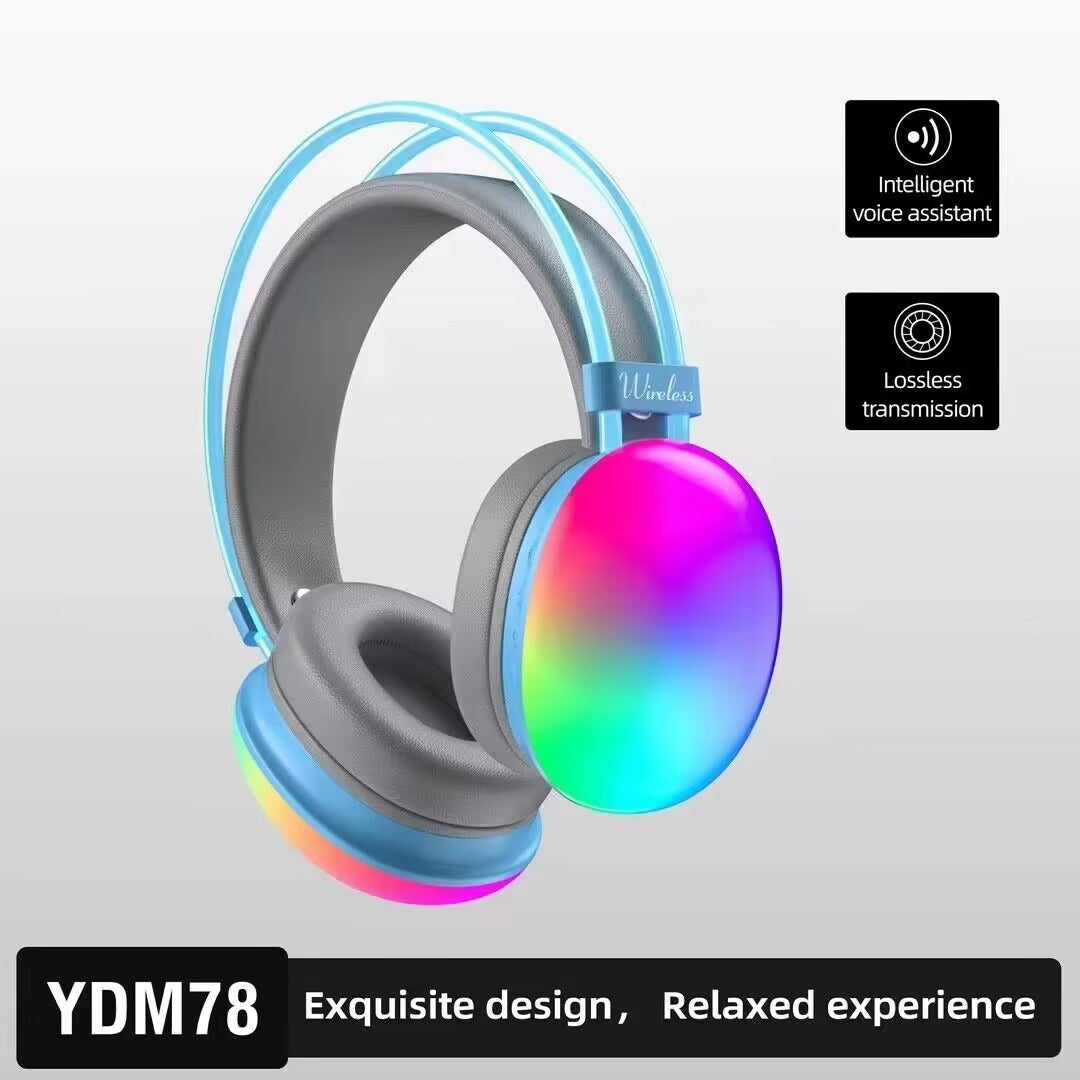 Draadloze Bluetooth Gaming Headset met Verlichting