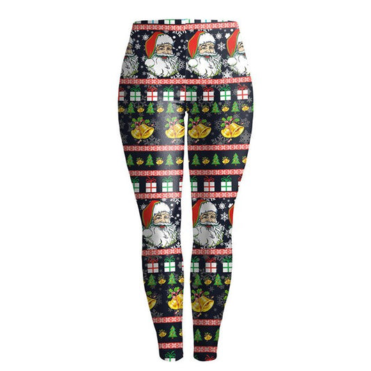 Dames Kerst Leggings met Foute Kerstprint