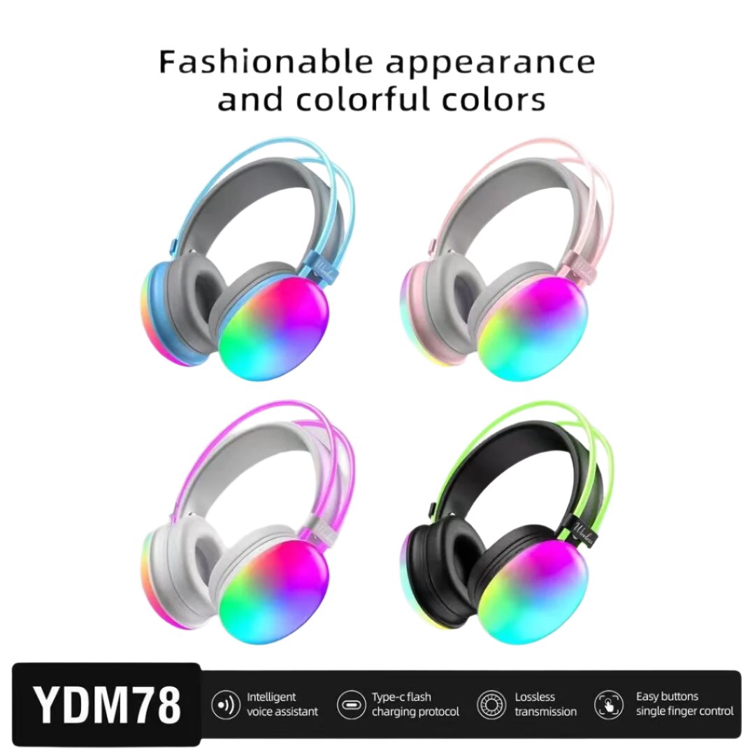 Draadloze Bluetooth Gaming Headset met Verlichting