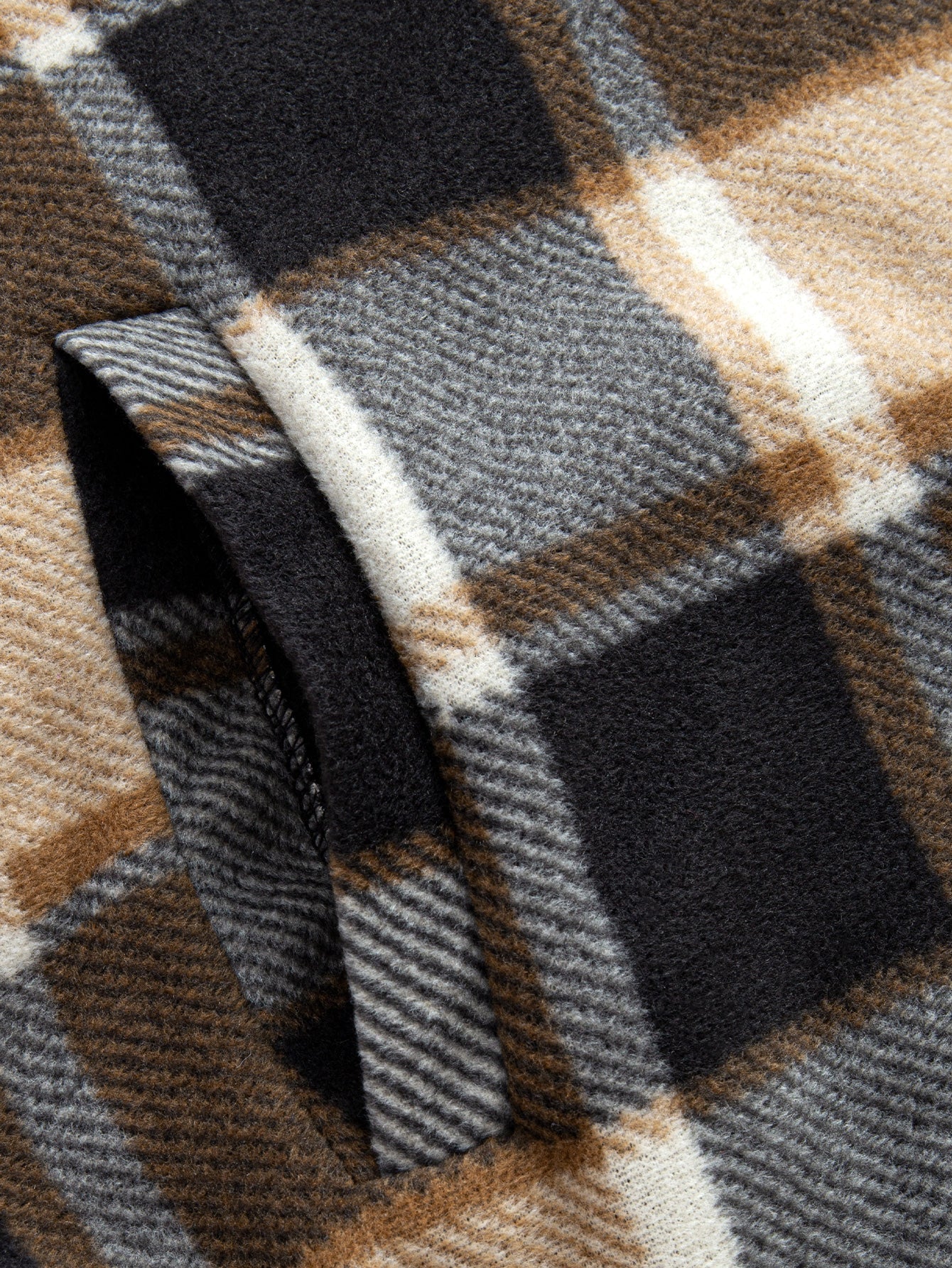 Fodrad Zip-Up Huvtröja