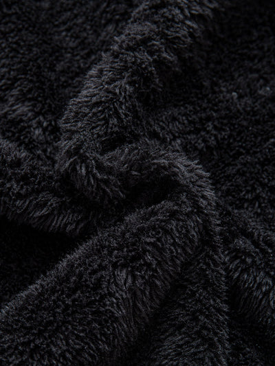 Fodrad Zip-Up Huvtröja