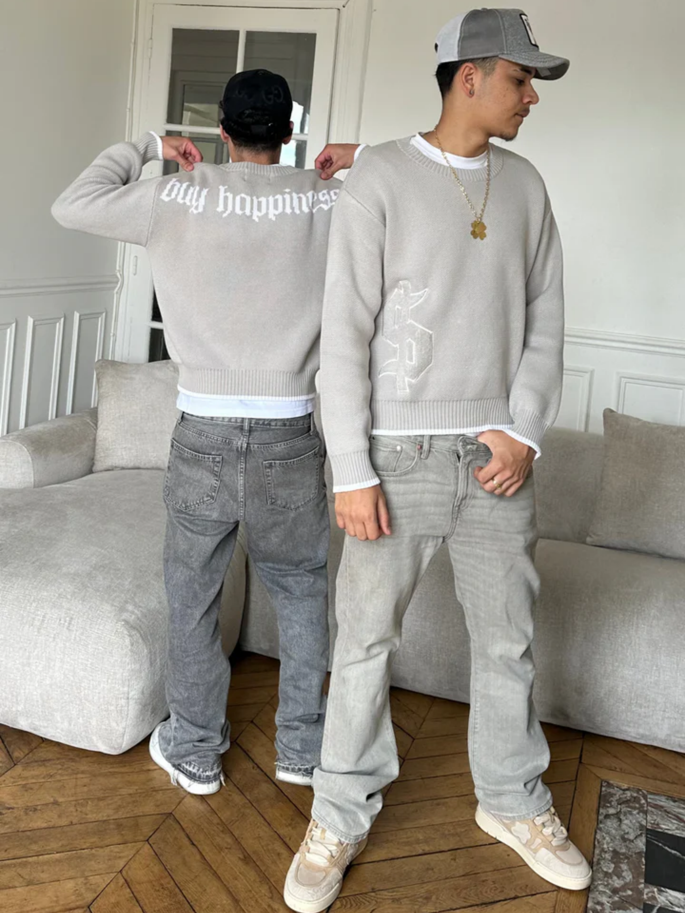 Buy Happiness Stickad Tröja