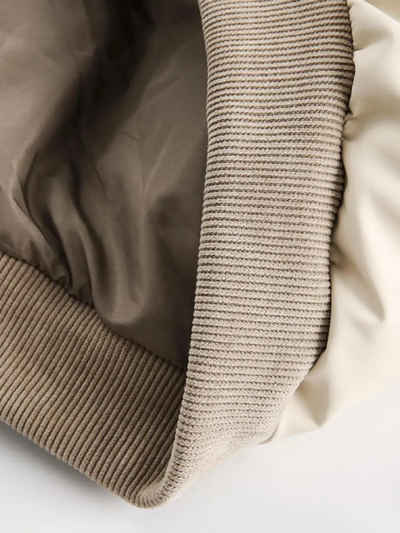 Retro Utility-Vadderad Bomberjacka